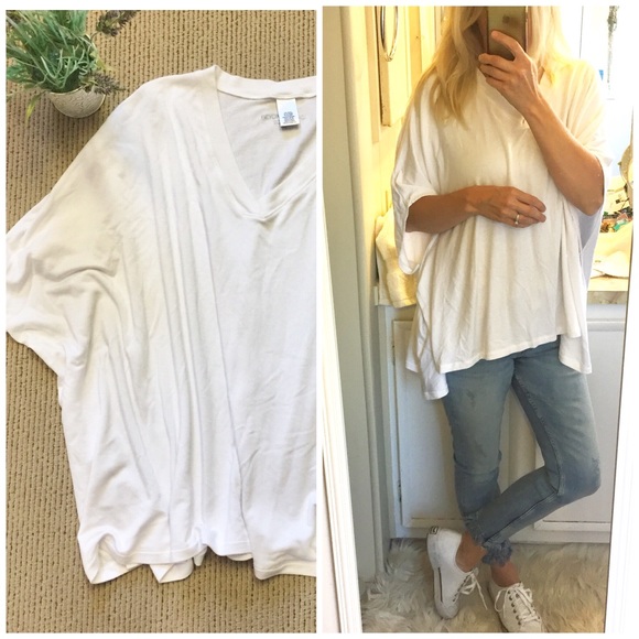 Beyond Yoga Tops - Beyond Yoga White Poncho